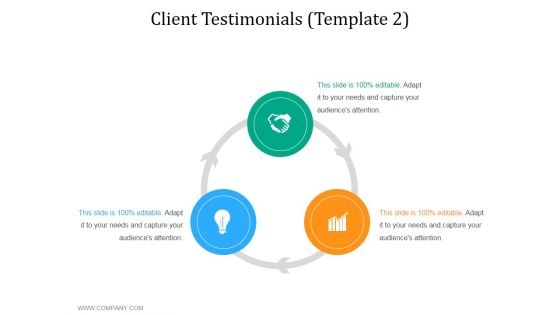 Client Testimonials Template 2 Ppt PowerPoint Presentation Model Gallery