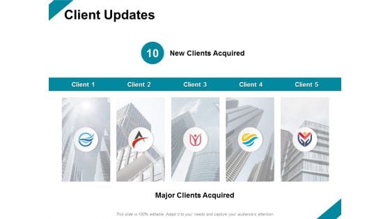 Client Updates Ppt PowerPoint Presentation Gallery Slides