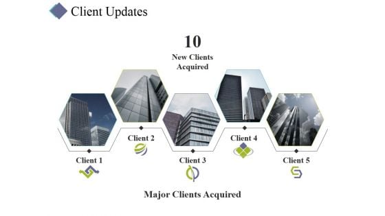 Client Updates Ppt PowerPoint Presentation Icon Microsoft