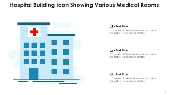 Clinic Icon Medical Square Ppt PowerPoint Presentation Complete Deck With Slides