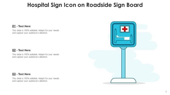 Clinic Icon Medical Square Ppt PowerPoint Presentation Complete Deck With Slides