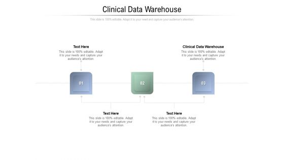 Clinical Data Warehouse Ppt PowerPoint Presentation Portfolio Guide Cpb Pdf