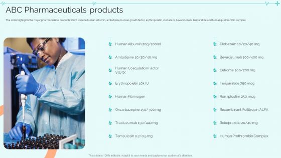 Clinical Services Company Profile ABC Pharmaceuticals Products Download PDF