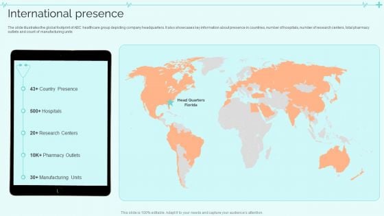 Clinical Services Company Profile International Presence Summary PDF