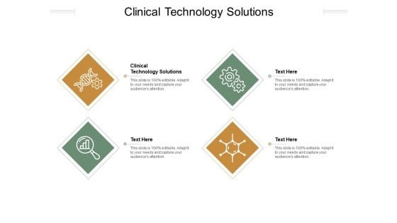 Clinical Technology Solutions Ppt PowerPoint Presentation Model Sample Cpb Pdf