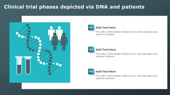 Clinical Trial Phases Depicted Via DNA And Patients Clinical Research Trial Phases Designs PDF