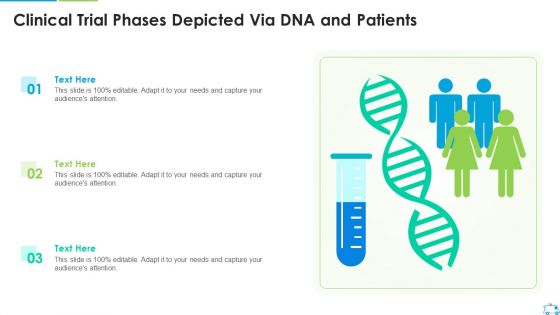 Clinical Trial Phases Depicted Via Dna And Patients Professional PDF