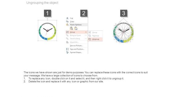 Clock Dashboard Design For Time Management Powerpoint Slides