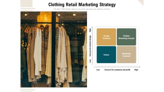 Clothing Retail Marketing Strategy Ppt PowerPoint Presentation Styles