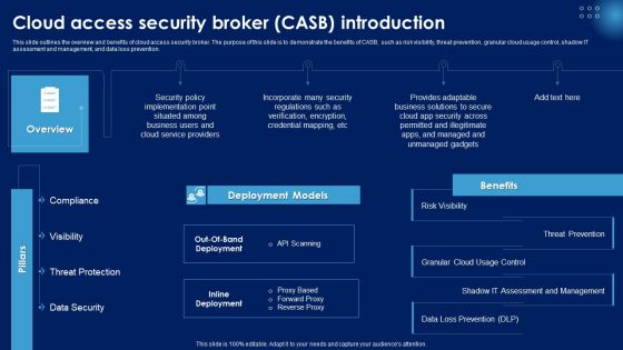 Cloud Access Security Broker CASB Introduction Ppt PowerPoint Presentation File Portfolio PDF