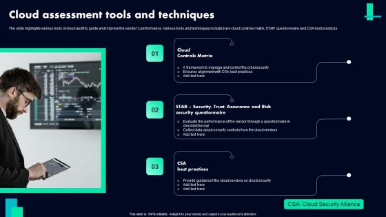 Cloud Assessment Tools And Techniques Ppt PowerPoint Presentation Gallery Picture PDF