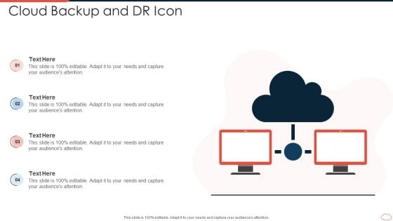 Cloud Backup And DR Icon Summary PDF