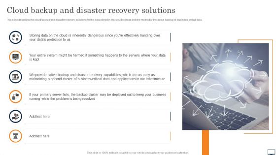 Cloud Backup And Disaster Recovery Solutions Ppt PowerPoint Presentation File Show PDF Cloud Backup And Disaster Recovery Solutions Ppt PowerPoint Presentation File Show PDF