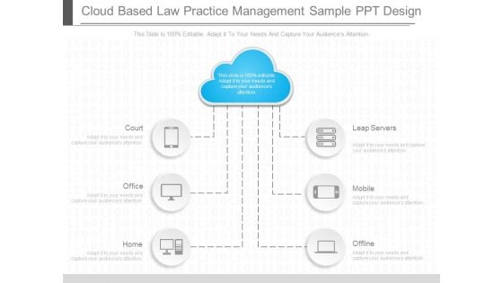 Cloud Based Law Practice Management Sample Ppt Design