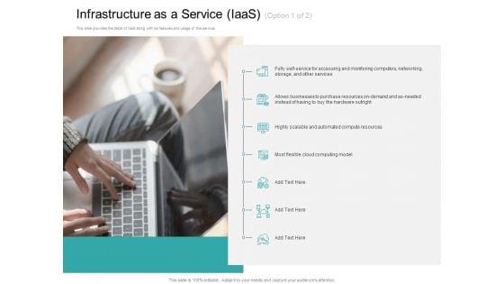 Cloud Based Marketing Infrastructure As A Service Iaas Ppt PowerPoint Presentation Layouts Demonstration PDF