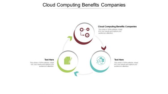 Cloud Computing Benefits Companies Ppt PowerPoint Presentation Model Guide Cpb Pdf
