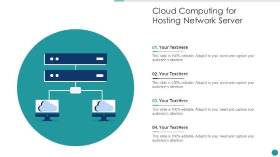 Cloud Computing For Hosting Network Server Ppt Diagram Graph Charts PDF