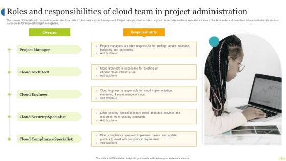 Cloud Computing Project Administration Ppt PowerPoint Presentation Complete Deck With Slides Slide04
