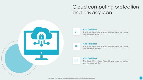 Cloud Computing Protection And Privacy Icon Designs PDF
