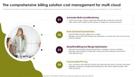 Cloud Computing Scalability The Comprehensive Billing Solution Cost Management Brochure PDF