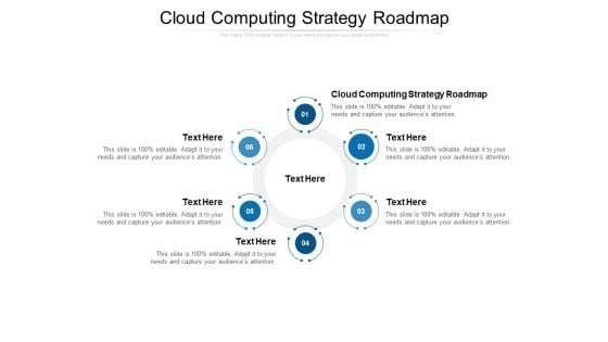 Cloud Computing Strategy Roadmap Ppt PowerPoint Presentation Pictures Guidelines Cpb