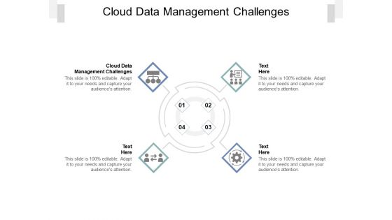 Cloud Data Management Challenges Ppt PowerPoint Presentation Layouts Icon Cpb Pdf