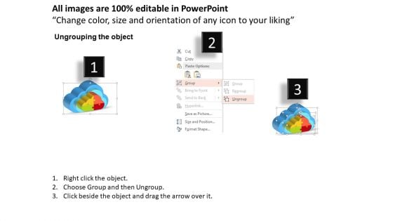 Cloud Icons For Technology PowerPoint Template