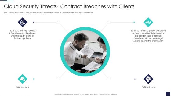 Cloud Information Security Cloud Security Threats Contract Breaches With Clients Background PDF Cloud Information Security Cloud Security Threats Contract Breaches With Clients Background PDF