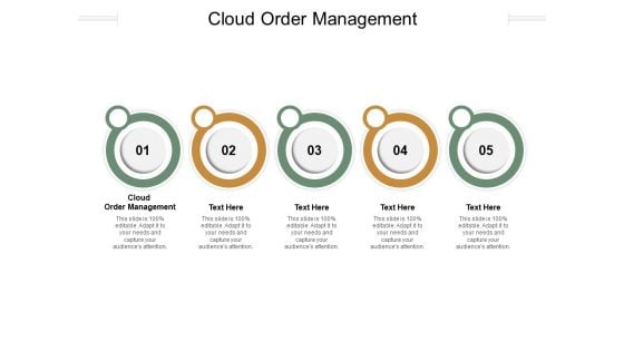Cloud Order Management Ppt PowerPoint Presentation Outline Summary Cpb Pdf