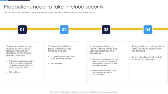 Cloud Security Assessment Precautions Need To Take In Cloud Security Elements PDF Cloud Security Assessment Precautions Need To Take In Cloud Security Elements PDF