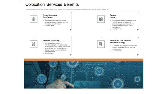 Cloud Services Best Practices Marketing Plan Agenda Colocation Services Benefits Topics PDF