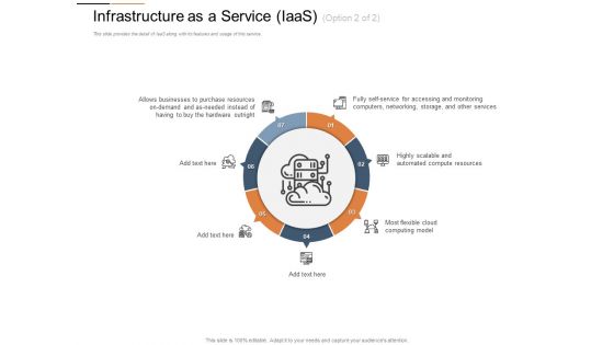 Cloud Services Best Practices Marketing Plan Agenda Infrastructure As A Service Iaas Model Brochure PDF