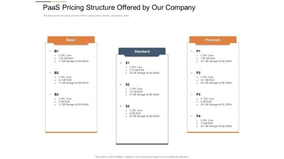 Cloud Services Best Practices Marketing Plan Agenda Paas Pricing Structure Offered By Our Company Portrait PDF Cloud Services Best Practices Marketing Plan Agenda Paas Pricing Structure Offered By Our Company Portrait PDF