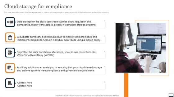 Cloud Storage For Compliance Ppt PowerPoint Presentation File Diagrams PDF