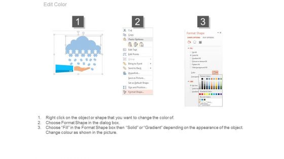 Cloud With Puzzle And Icons For Technology Solution Powerpoint Template