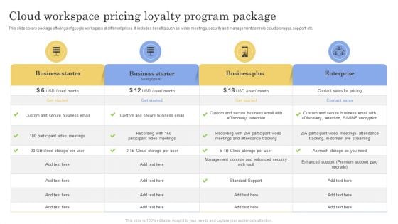 Cloud Workspace Pricing Loyalty Program Package Ppt Infographic Template Styles PDF Cloud Workspace Pricing Loyalty Program Package Ppt Infographic Template Styles PDF