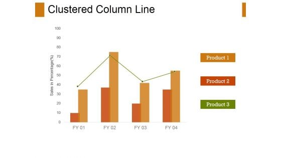 Clustered Column-Line Ppt PowerPoint Presentation Ideas Diagrams