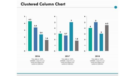 Clustered Column Chart Ppt PowerPoint Presentation Ideas Picture