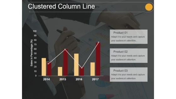 Clustered Column Line Ppt PowerPoint Presentation Examples