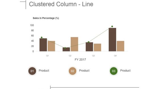 Clustered Column Line Ppt PowerPoint Presentation File Shapes