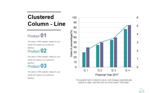 Clustered Column Line Ppt PowerPoint Presentation Icon Good