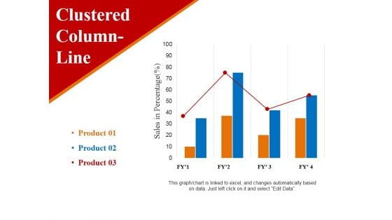 clustered column line ppt powerpoint presentation ideas example