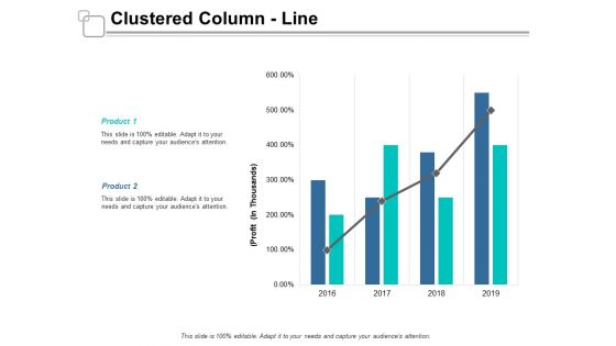 Clustered Column Line Ppt Powerpoint Presentation Infographics Show