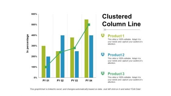 Clustered Column Line Ppt PowerPoint Presentation Show Infographic Template