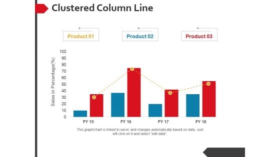 Clustered Column Line Ppt PowerPoint Presentation Slides Deck