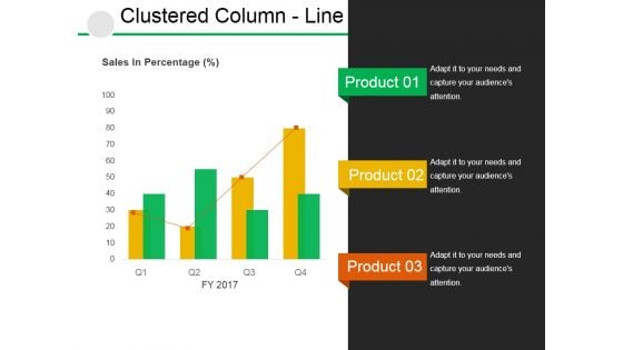 Clustered Column Line Ppt PowerPoint Presentation Slides Ideas