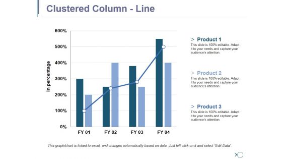 Clustered Column Line Ppt PowerPoint Presentation Slides Themes