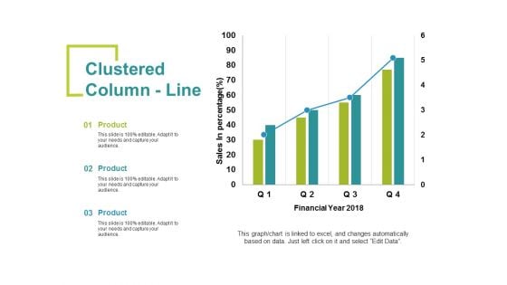 Clustered Column Line Ppt PowerPoint Presentation Summary Example Topics