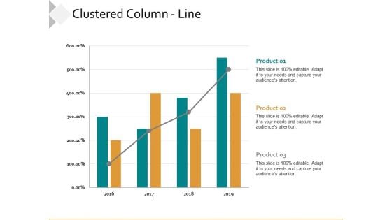 Clustered Column Line Ppt PowerPoint Presentation Summary Guidelines