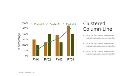 Clustered Column Line Ppt PowerPoint Presentation Summary Slides
